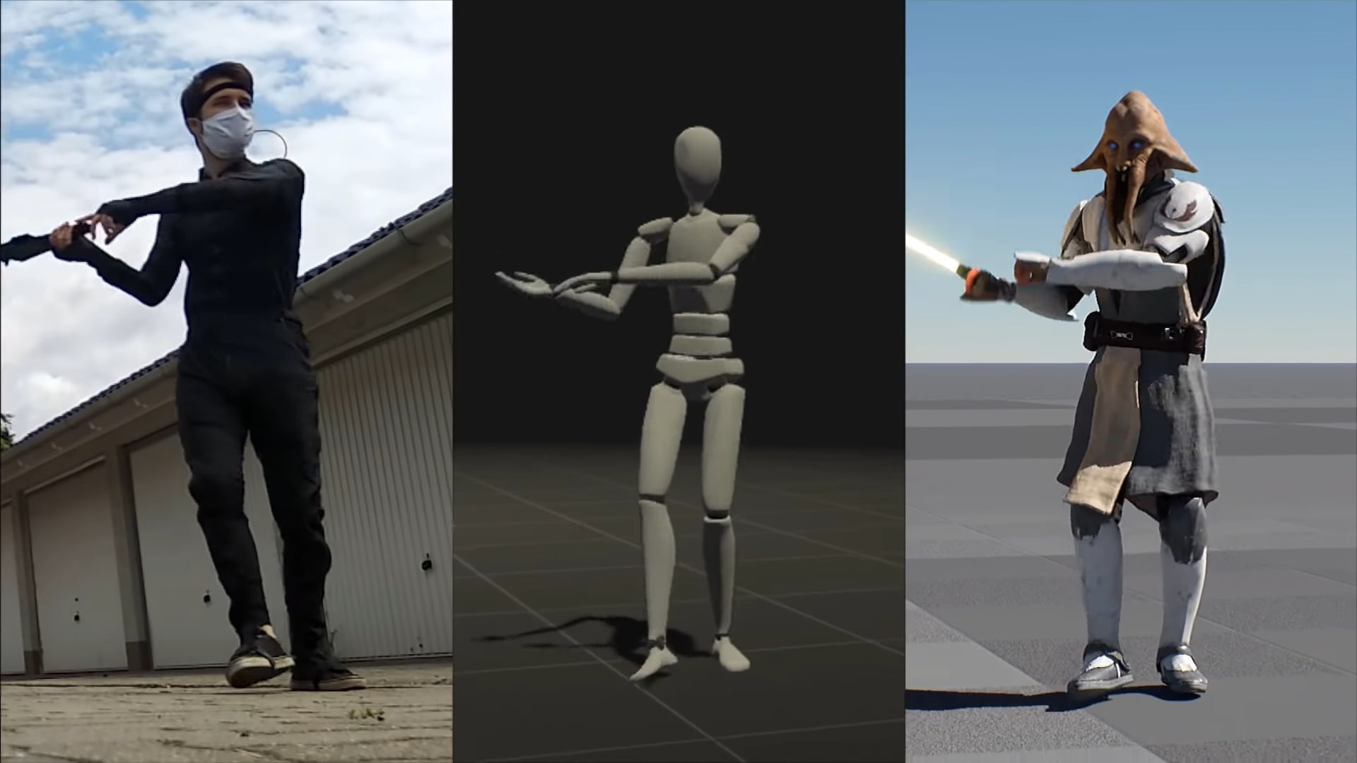 Как выглядит захват движения