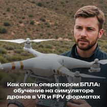 Как стать оператором БПЛА: обучение на симуляторе дронов в VR и FPV форматах