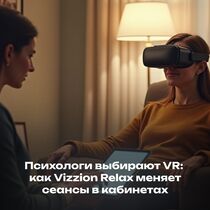 Психологи выбирают VR: как Vizzion Relax меняет сеансы в кабинетах
