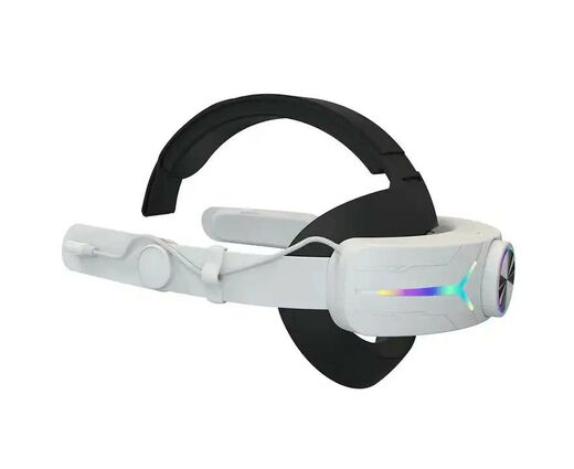 Регулируемое крепление для Oculus Quest 3 с подсветкой и аккумулятором 8000 mAh | Черный