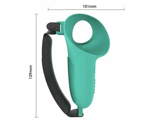 Силиконовые защитные чехлы с ремешком для контроллеров Oculus Quest 3 | Черный