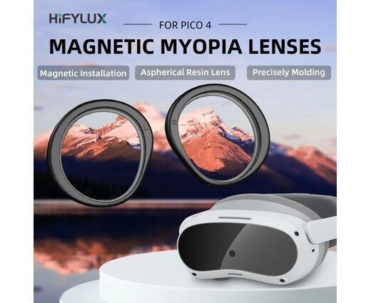 Магнитные линзы при близорукости для шлема Pico 4 (Myopia lenses)
