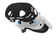 Силиконовый защитный чехол для корпуса шлема Oculus Quest 3S | Черный