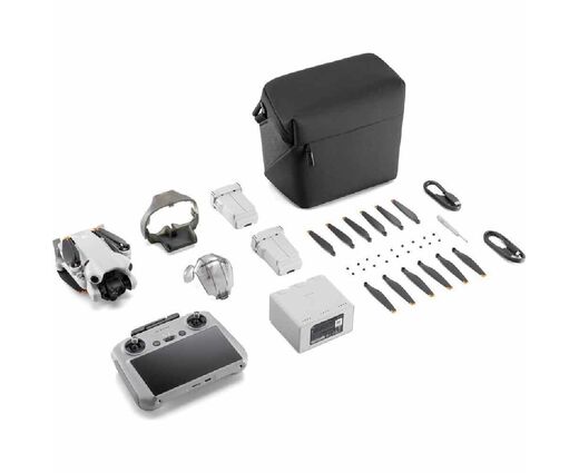 Квадрокоптер DJI Mini 4 Pro Fly More Combo (с пультом RC 2)