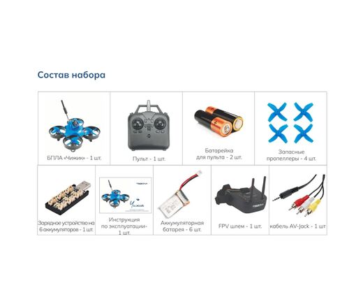 Развивающий набор для обучения FPV-планированию  «Чижик»