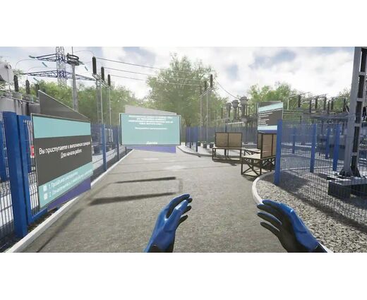 VR тренажер для получения навыков по теме ТОиР электротехнического оборудования