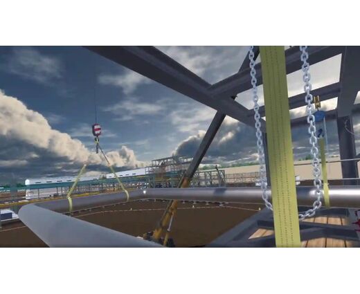 VR тренажер для получения навыков по теме Грузоподъемные работы