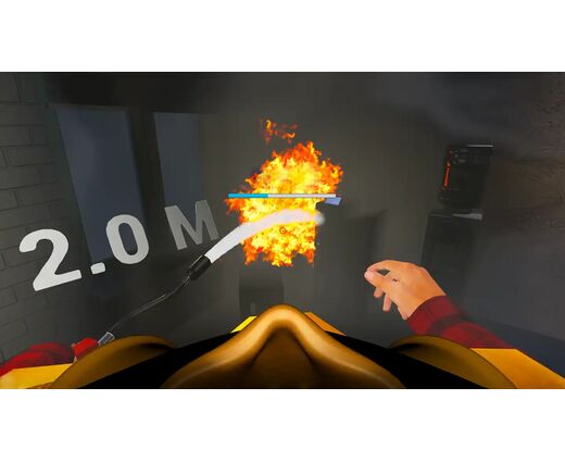 VR тренажер для получения навыков по теме Пожарная безопасность с применением самоспаса