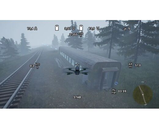 VR тренажер БПЛА квадрокоптерного типа (FPV) 