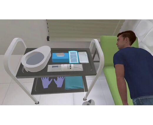 VR тренажер для получения навыков по теме Сестринское дело