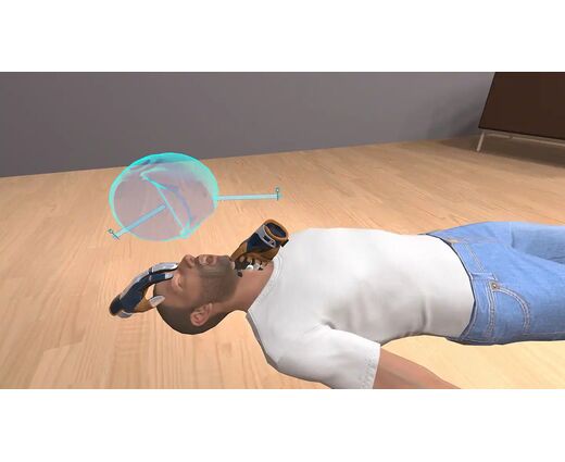 VR тренажер для получения навыков по теме Первая  неквалифицированная помощь