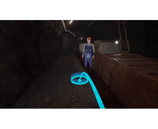 VR тренажер для получения навыков по теме Безопасное поведение в подземном руднике