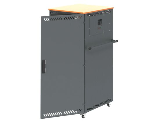 Тележка для зарядки и хранения VR-гарнитур с УФ -лампами на 16 устройств