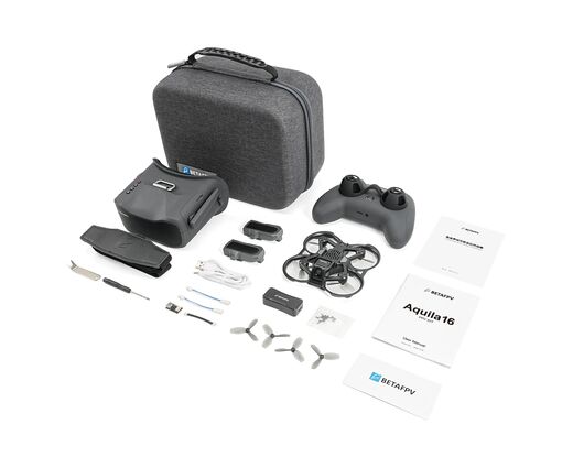 Квадрокоптер с пультом и очками Aquila16 FPV Kit