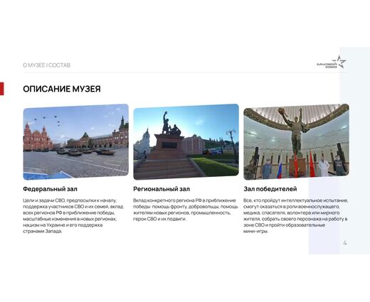 Интерактивный Музей истории СВО и подвигов её участников: ПО + интерактивный стол и VR-шлем (55 дюймов), SSD 120Гб