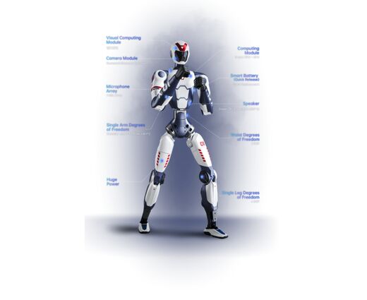 Гуманоидный робот Unitree R1 