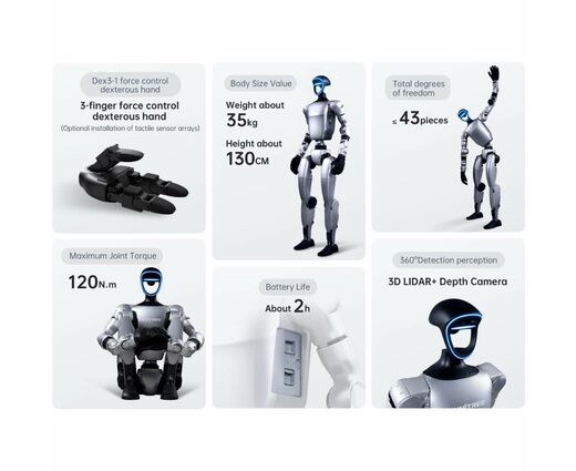 Гуманоидный робот Unitree G1 