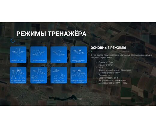 Учебный тренажёр подготовки операторов БпЛА коптерного типа «Небо-22» 