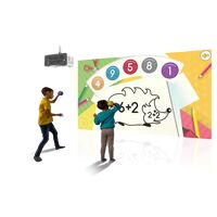 Интерактивная стена АктивиУМ Стандарт с проектором v1 для темных помещений