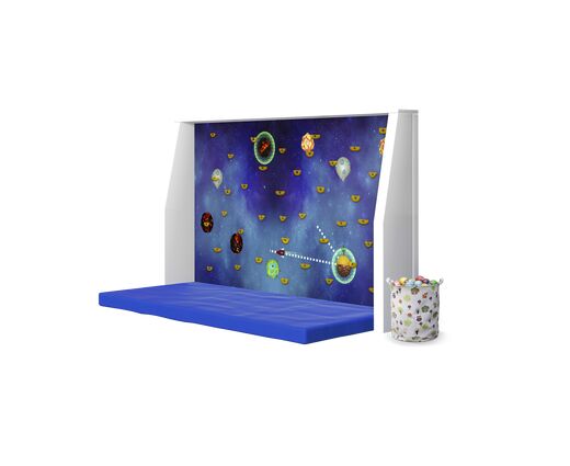 Интерактивный скалодром с креплением к стене