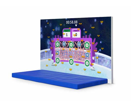 Интерактивный скалодром с креплением к полу