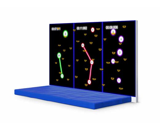 Интерактивный скалодром с креплением к полу