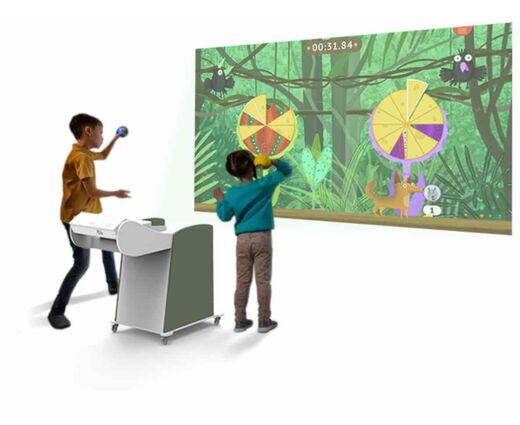 Интерактивный пол Innovatic с функцией интерактивной стены