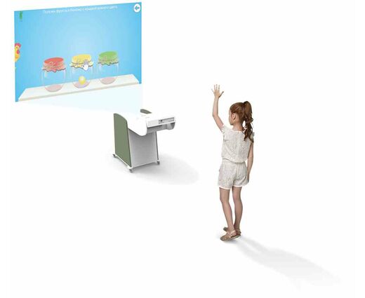 Интерактивный пол Innovatic с функцией интерактивной стены