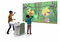 Интерактивный пол Innovatic с функцией интерактивной стены с блоком Финансовая грамотность