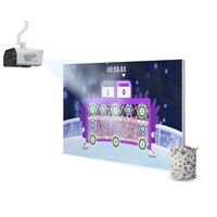 Интерактивный физкультурный комплекс с проектором для тёмного помещения