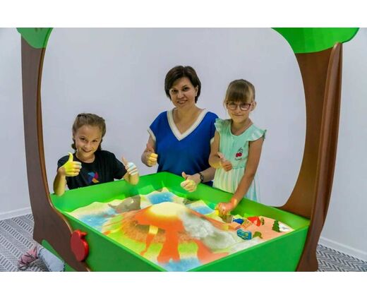Интерактивная песочница Полянка