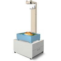 Тумба для интерактивной песочницы "Островок" на колёсиках