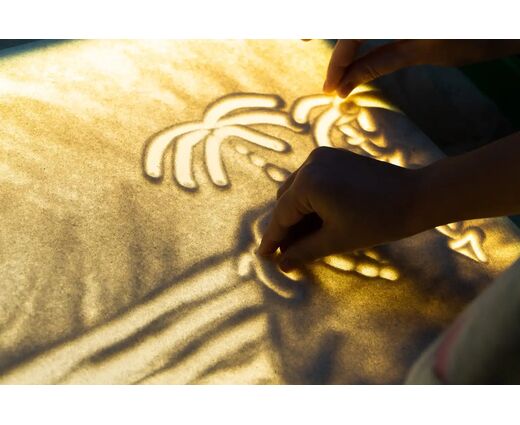 Арт-песочница "Sandia" и видеокурс "Песочная живопись"