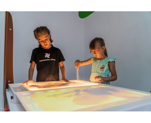 Арт-песочница "Sandia" и видеокурс "Песочная живопись"