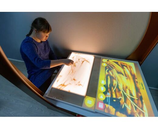 Арт-песочница "Sandia" и видеокурс "Песочная живопись"