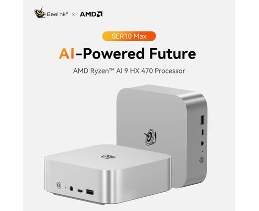Мини-ПК Beelink SER10 MAX AMD Ryzen AI 9 HX 470 (32GB/1TB)