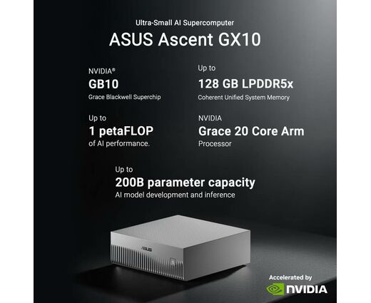 Суперкомпьютер с искусственным интеллектом Asus Ascent GX10