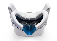 Комплект лицевого интерфейса VR COVER для Oculus Quest 2 (Светло-серый, синий)