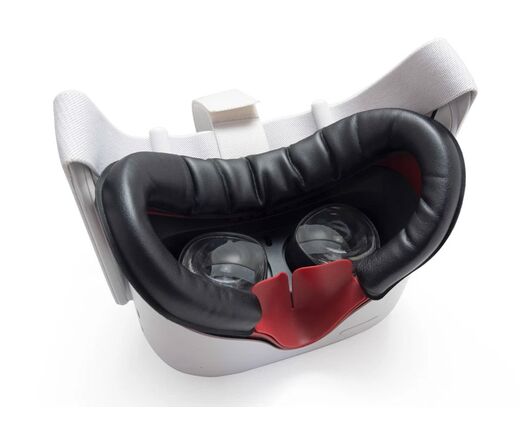 Комплект лицевого интерфейса VR COVER для Oculus Quest 2 (Черный, красный)