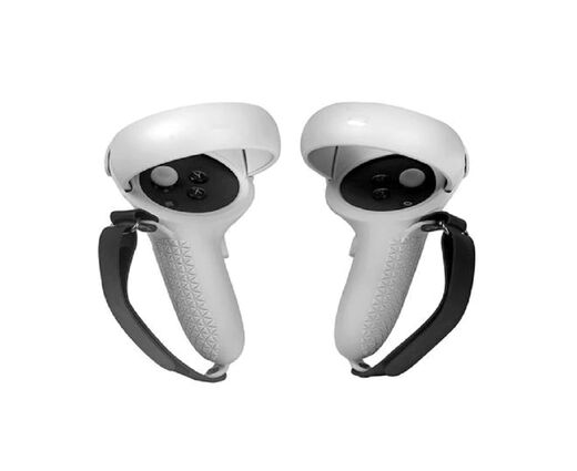 Силиконовые чехлы для контроллеров Oculus Quest 2 с ремешками | Белый