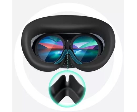 Силиконовая лицевая накладка для шлема Pico 4 / Ultra | Черный