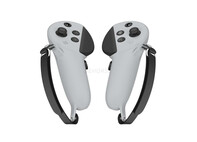 Силиконовые защитные чехлы с ремешками для контроллеров Meta Quest Pro | Серый
